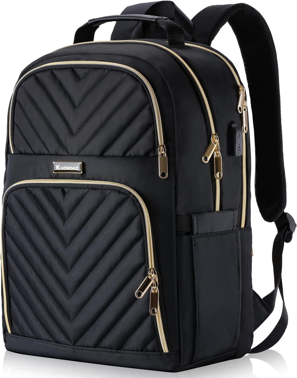 Stylish 17.3 Inch Large School Backpack for Women with USB Port