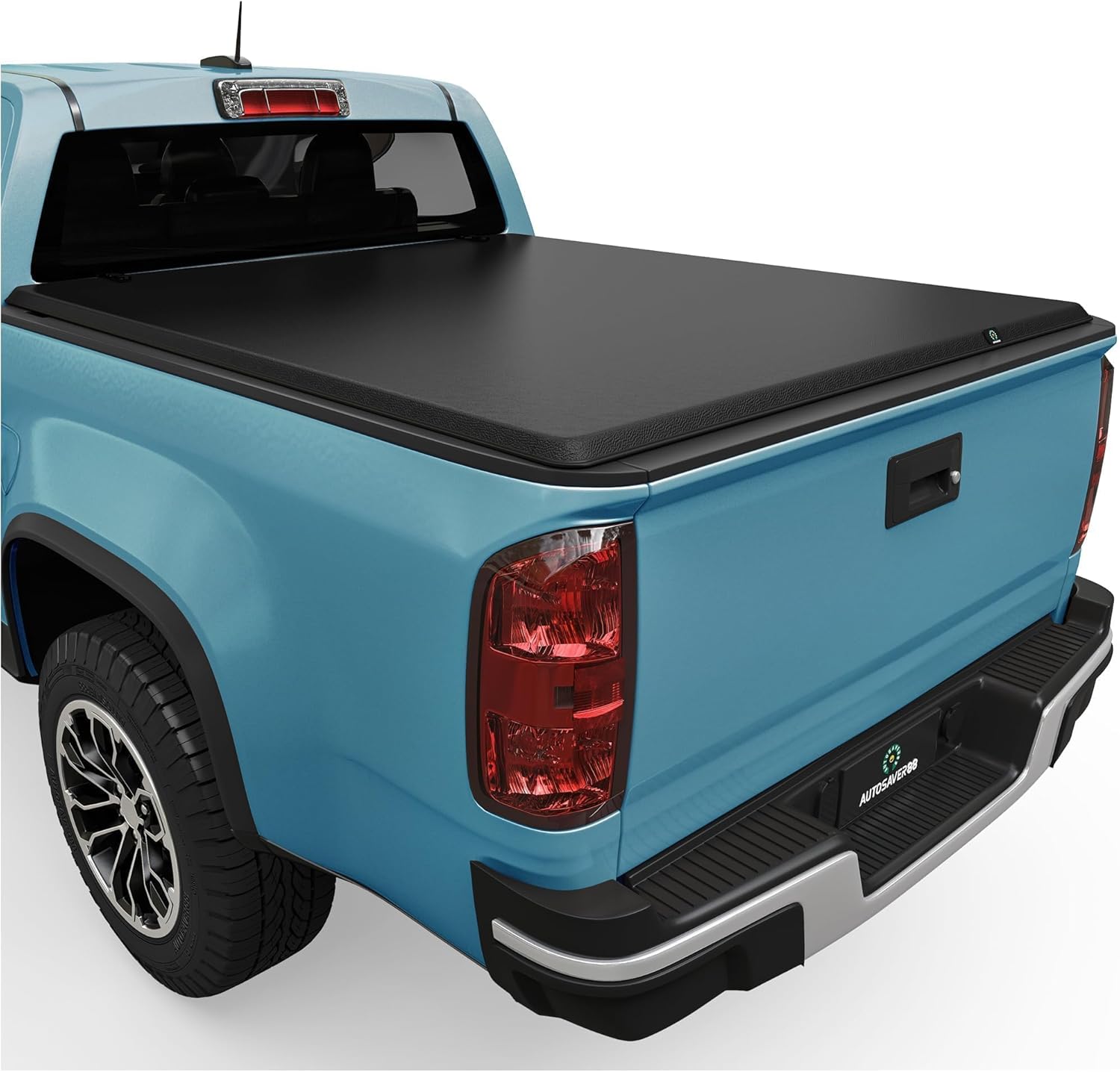 AUTOSAVER88 Soft Roll Up Truck Bed Tonneau Cover for Chevy