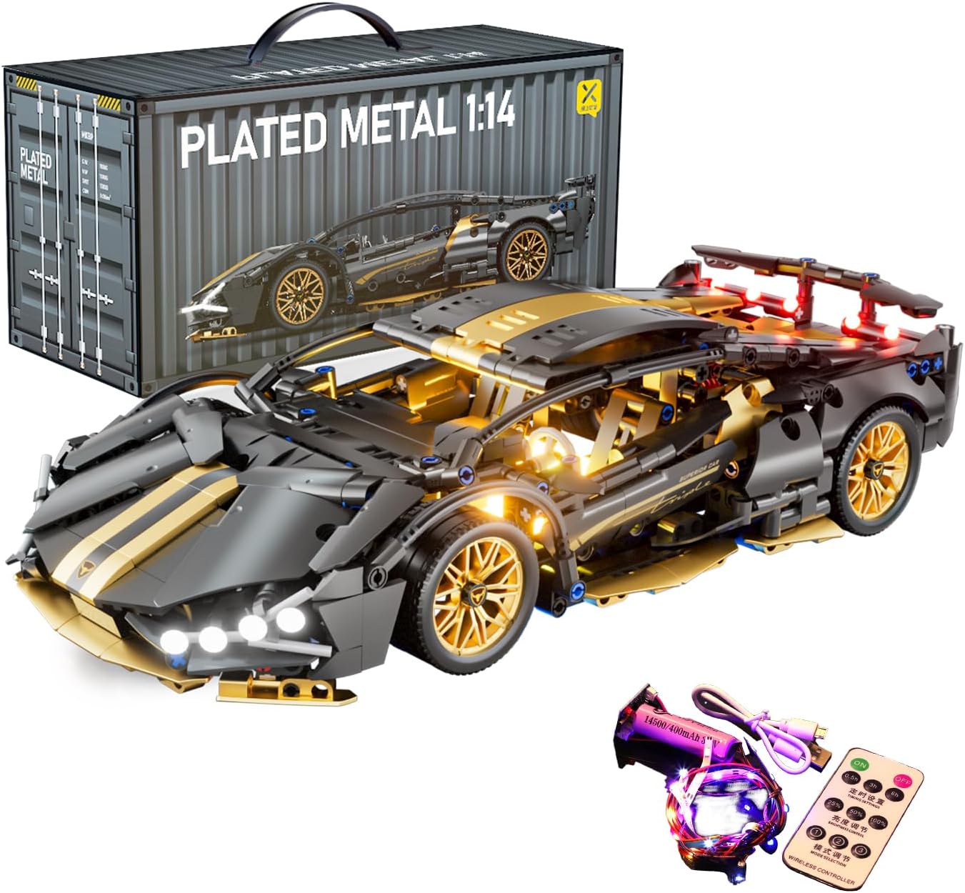 Sport Race Car Building Block Set for Adults and Teens 8-16