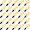 C9 Incandescent Christmas Replacement Bulbs 100 Pack - Warm Vintage