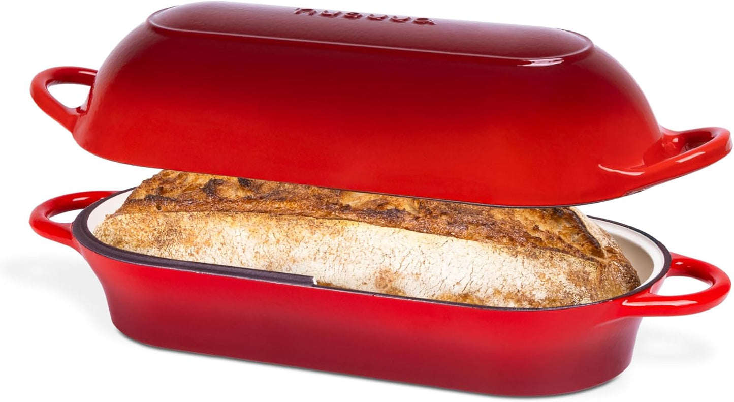 Enamelled Cast Iron Bread Loaf Pot for Perfect Sourdough Baking