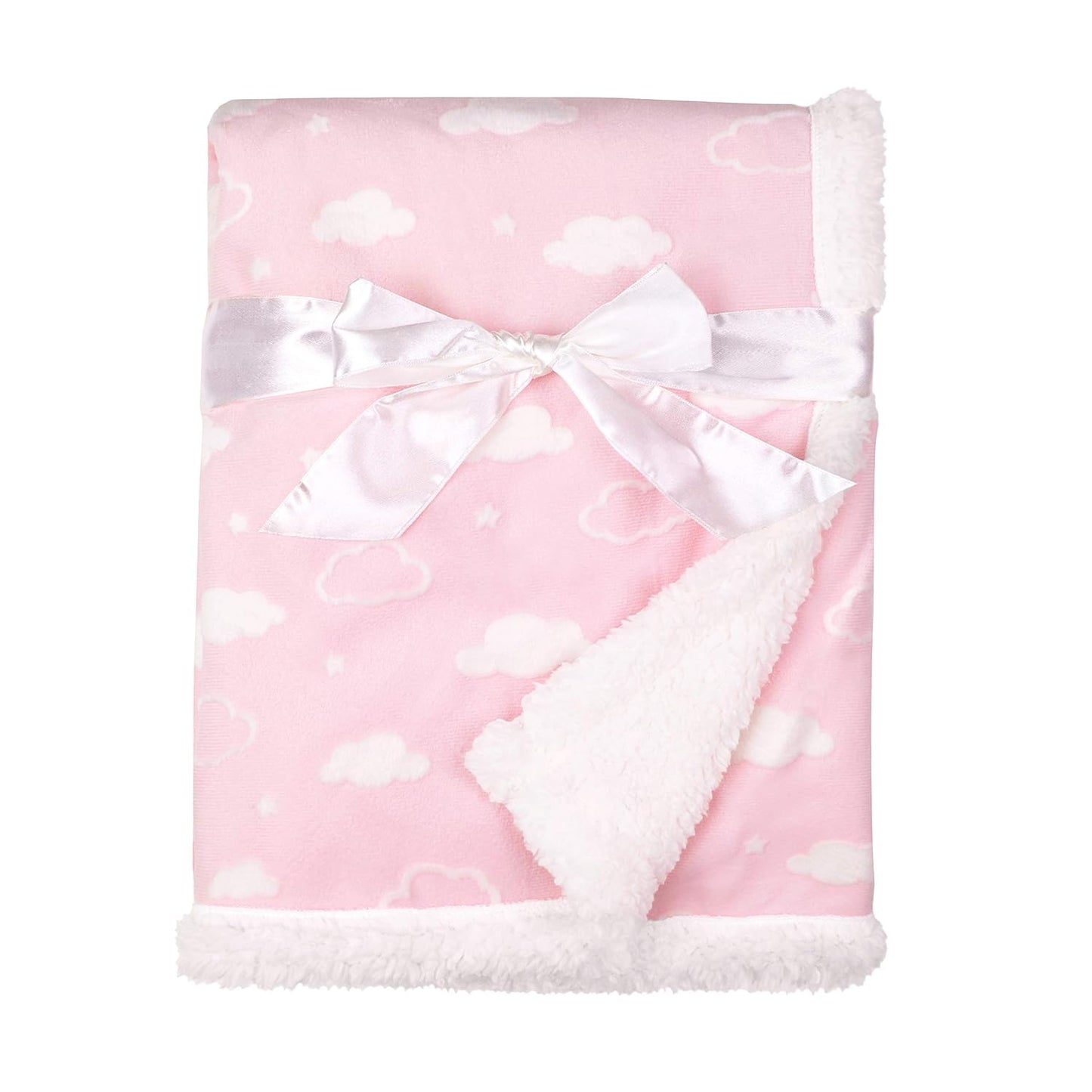 Cozy Sherpa Receiving Blanket - Ideal for Travel