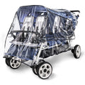 Foundations Jamboree and LX6 Stroller Rain Cover - Clear Weather