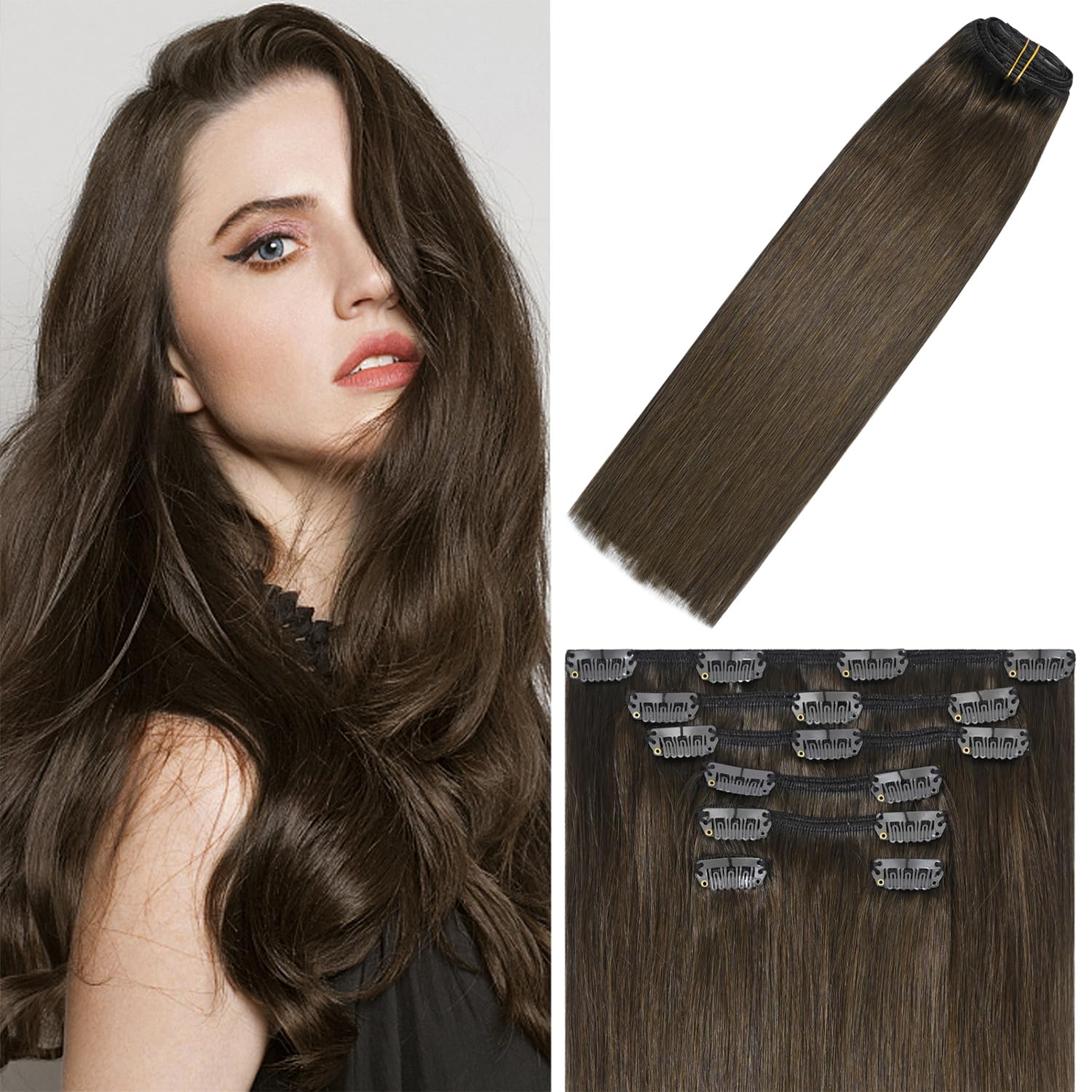 WindTouch Clip in Hair Extensions for Natural Volume and Length