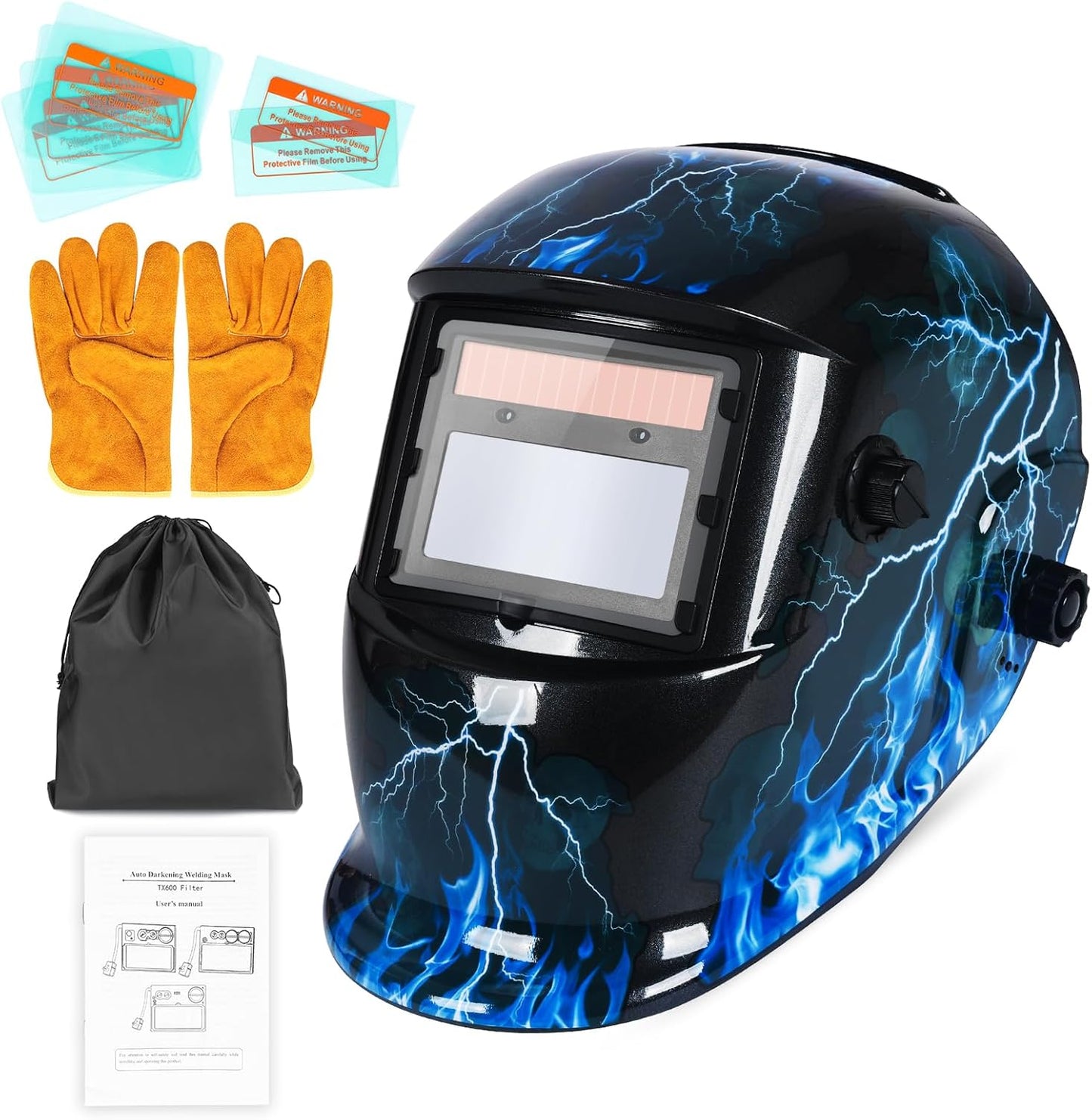 Welding Helmet True Color Auto Darkening for TIG MIG ARC Work