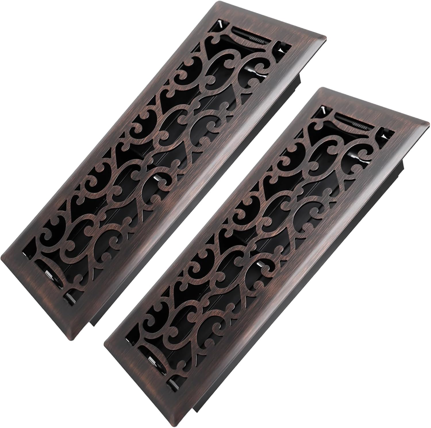 4x12 Inches Heavy Duty Walkable Floor Register for Home Use