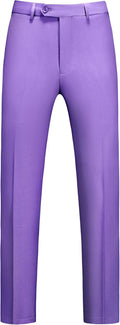 MOGU Mens Dress Pants Front Flat Fit Casual Pants - Slim, Wrinkle-Free
