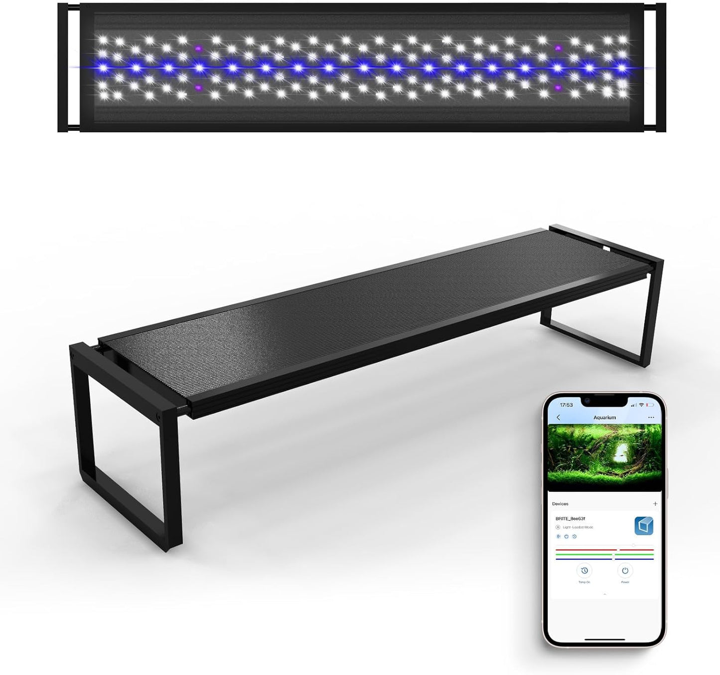 FZONE LED Aquarium Light with APP Control for Planted Tanks