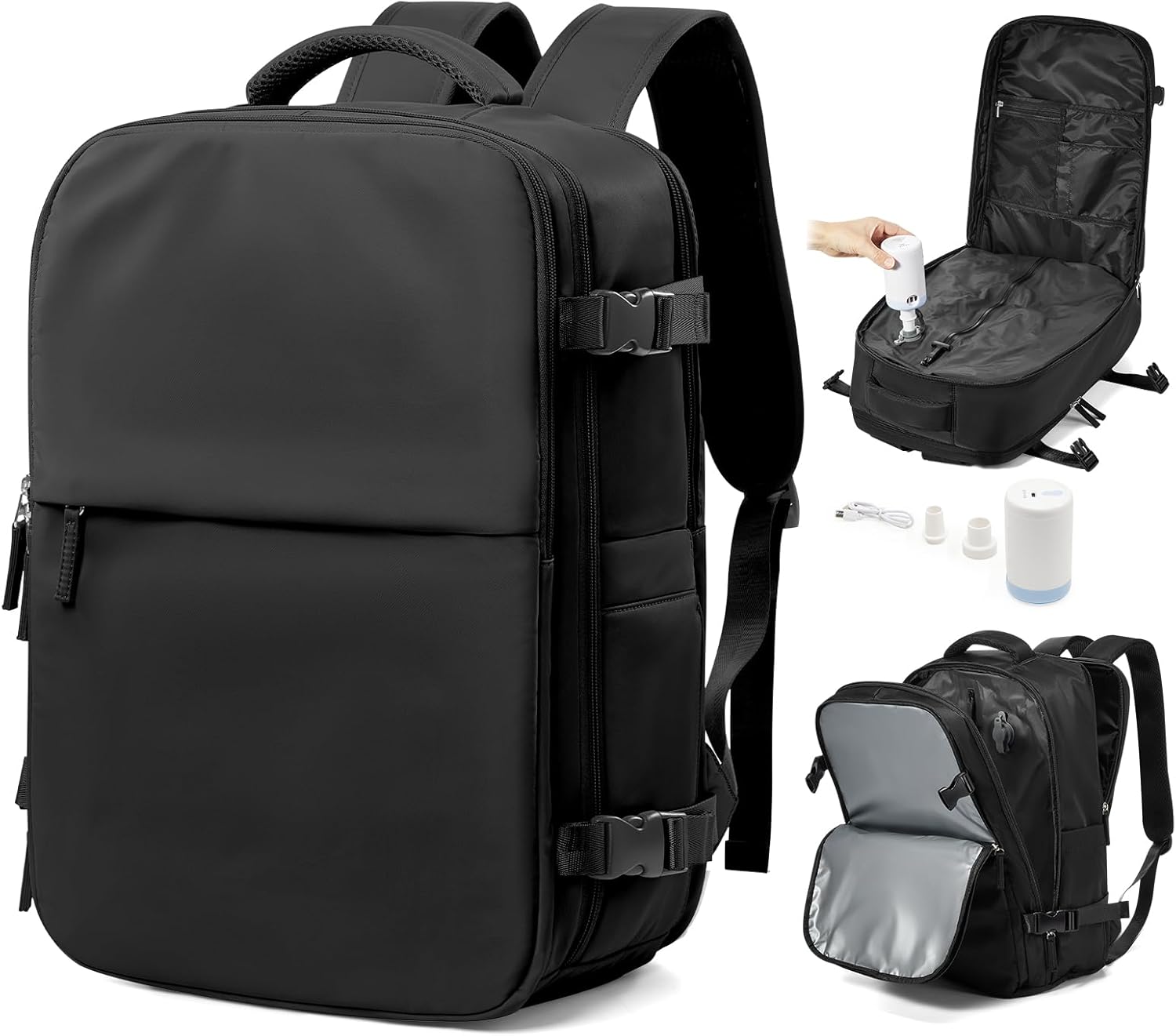 Vacuum Backpack Travel With Pump for Efficient Packing
