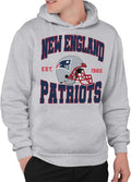 New England Patriots Team Helmet Hoodie - Classic Game-Day Pullover