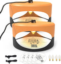 Sticky Dome Flea Trap 2-Pack - Odorless Indoor Flea and Bed Bug
