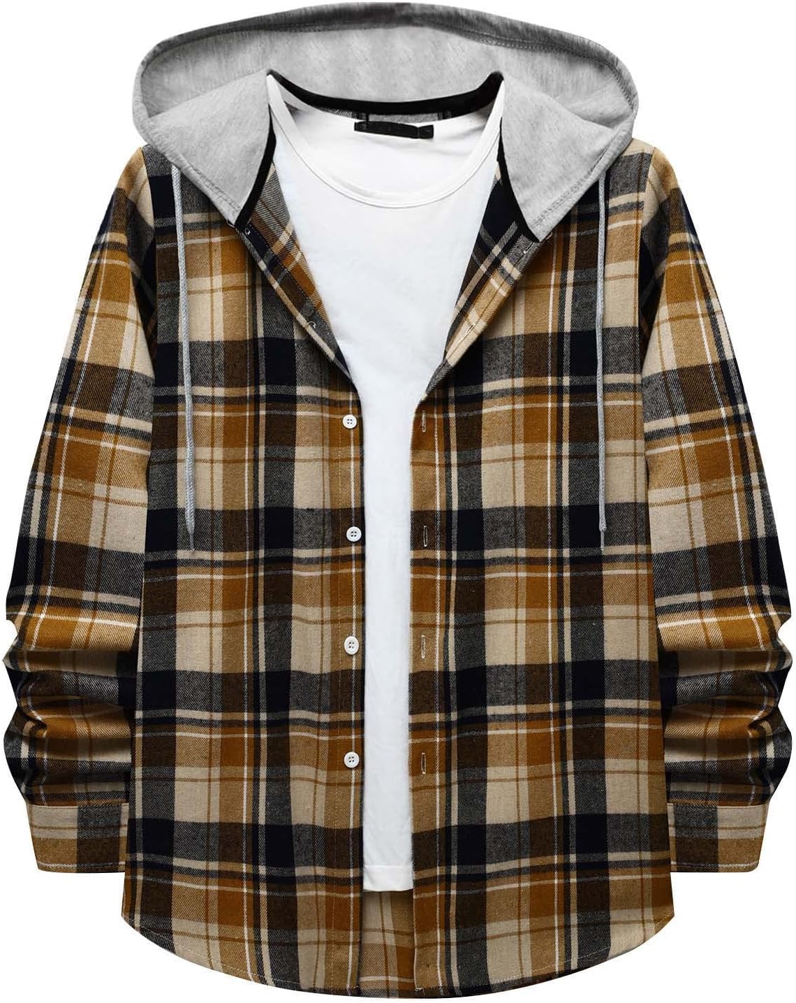 2024 Men's Flannel Hoodie: Comfort & Style