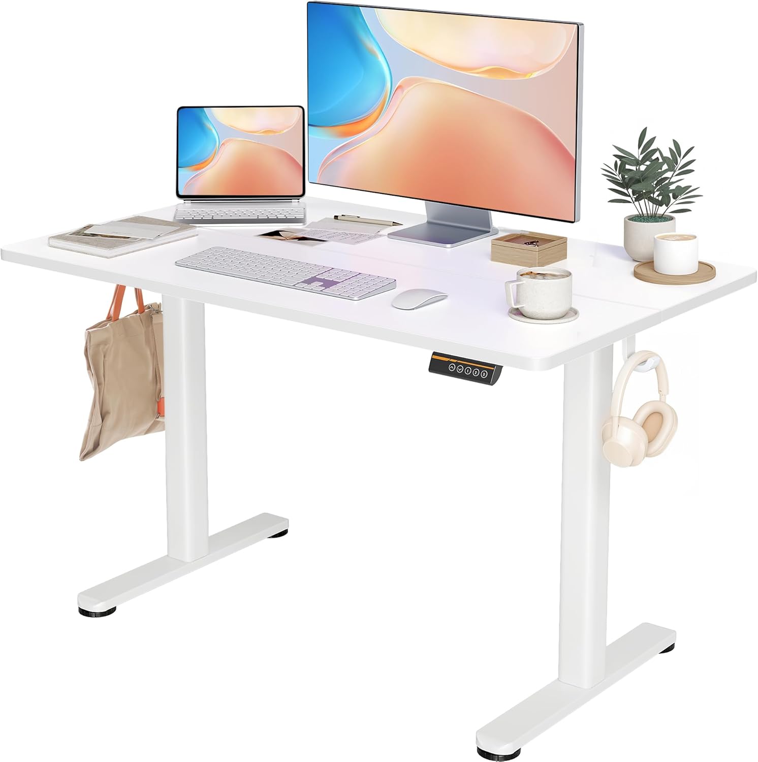 YDN Electric Standing Desk Adjustable Height for Home Office
