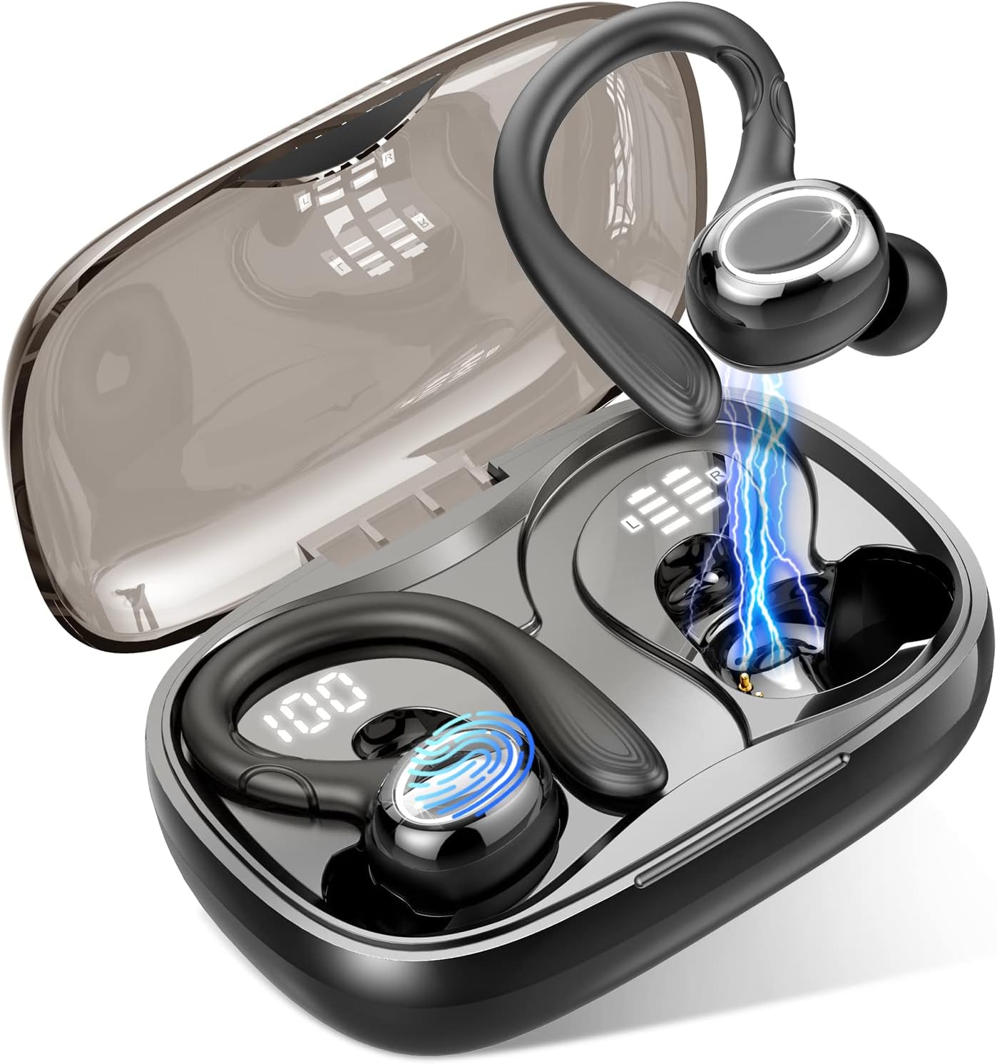 Rulefiss Sport Earbuds: HiFi Stereo Sound, 48H Playtime