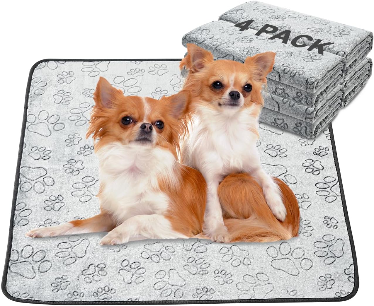 Qeils Reusable Puppy Pads - Washable Pee Pads for Dogs