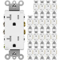 20 Amp Decorator Tamper-Resistant Outlet - Durable Home & Commercial