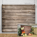 Rustic Wood Backdrop 10x8ft for Photography - Washable Fabric