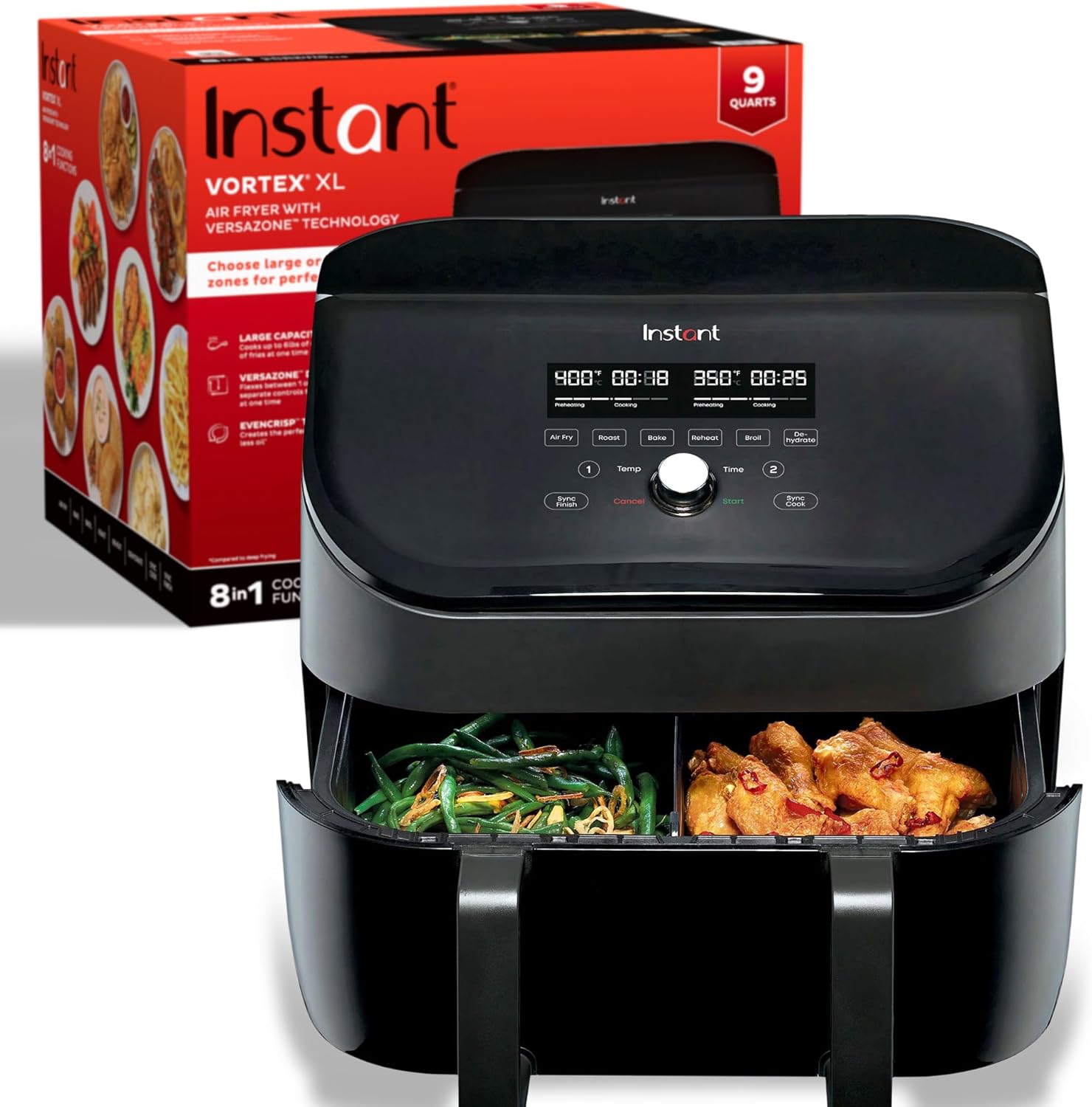 Instant Pot VersaZone Air Fryer - 8 Functions