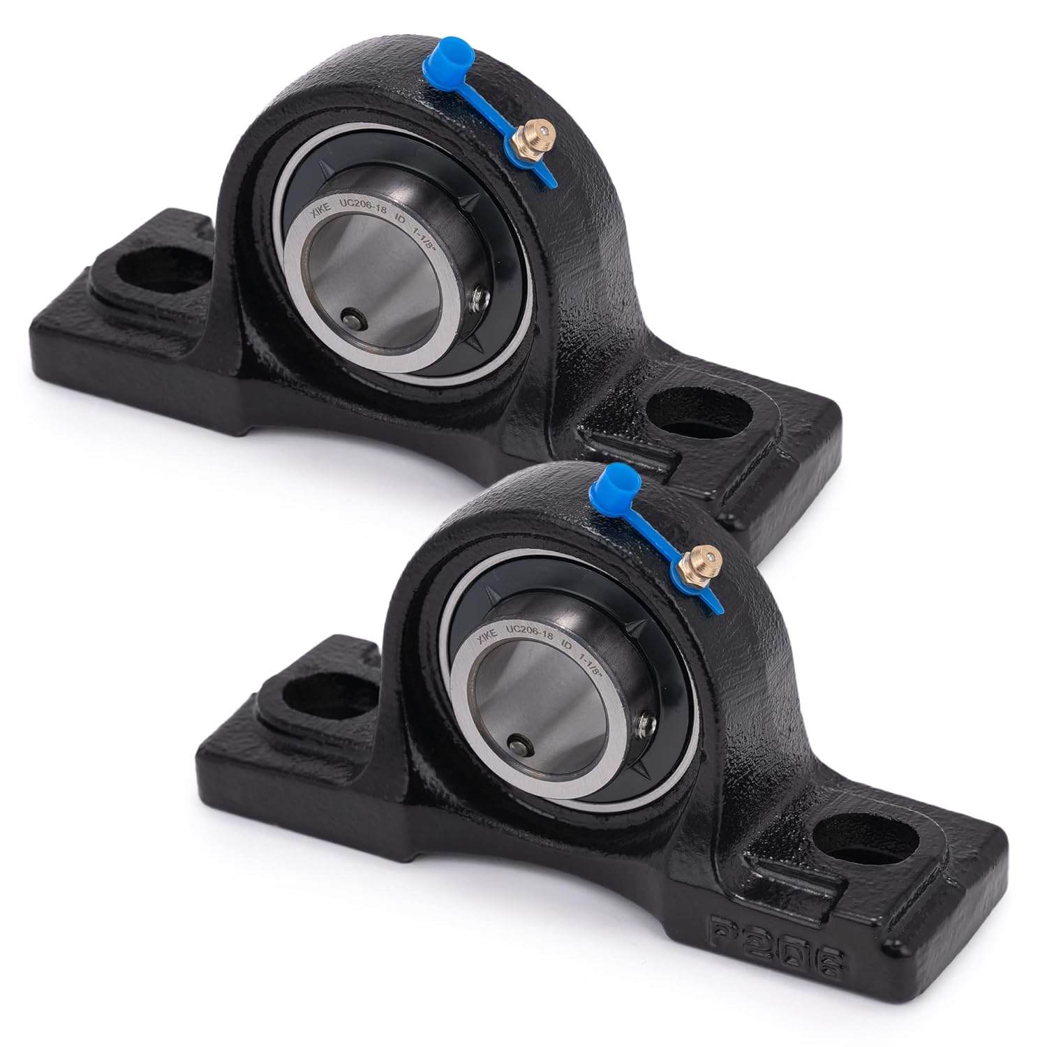 XiKe UCP206-18 Pillow Block Bearing - Durable Chrome Steel Design