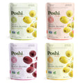 Poshi Natural Whole Pitted Olives Variety Pack for Healthy Snacking