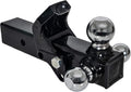Tri-Ball Truck Hitch With Pintle Hook for 2-1/2 in Receiver