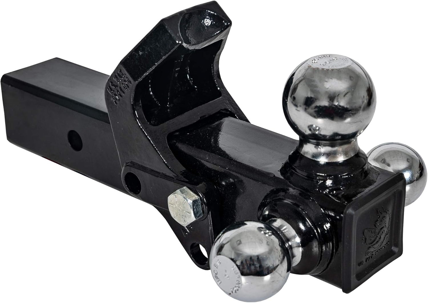 Tri-Ball Truck Hitch With Hook for 2-1/2 Inch Receivers