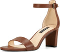 NINE WEST womens Wnpruce Almond Toe Block Heel Sandal - Versatile out