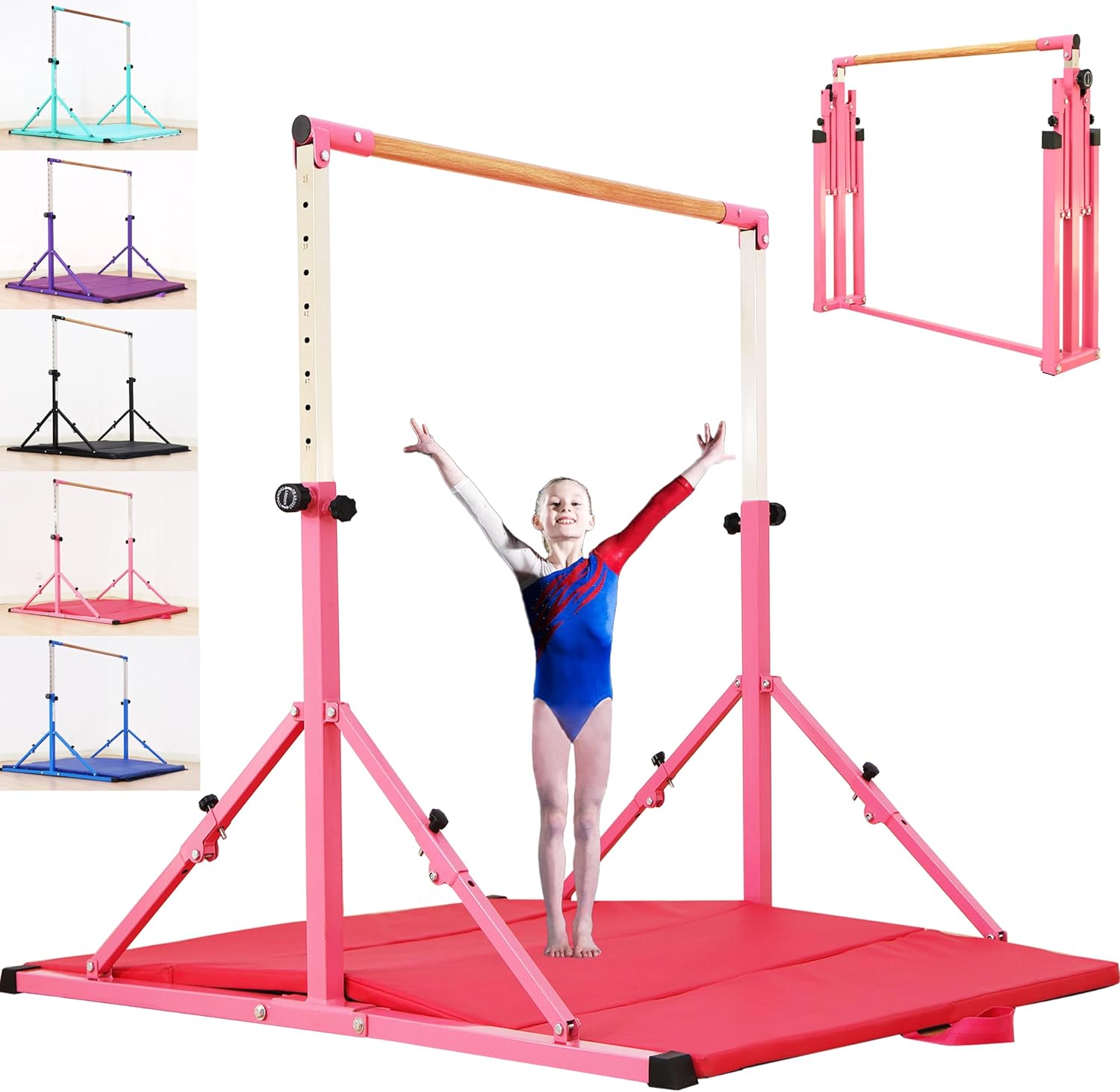 Professional Gymnastic Kip Bar Set for Kids Training at Home