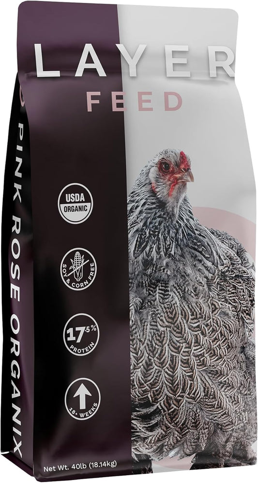 Layer Pellet Feed for Healthy Hens & Nutritious Eggs, 40lbs