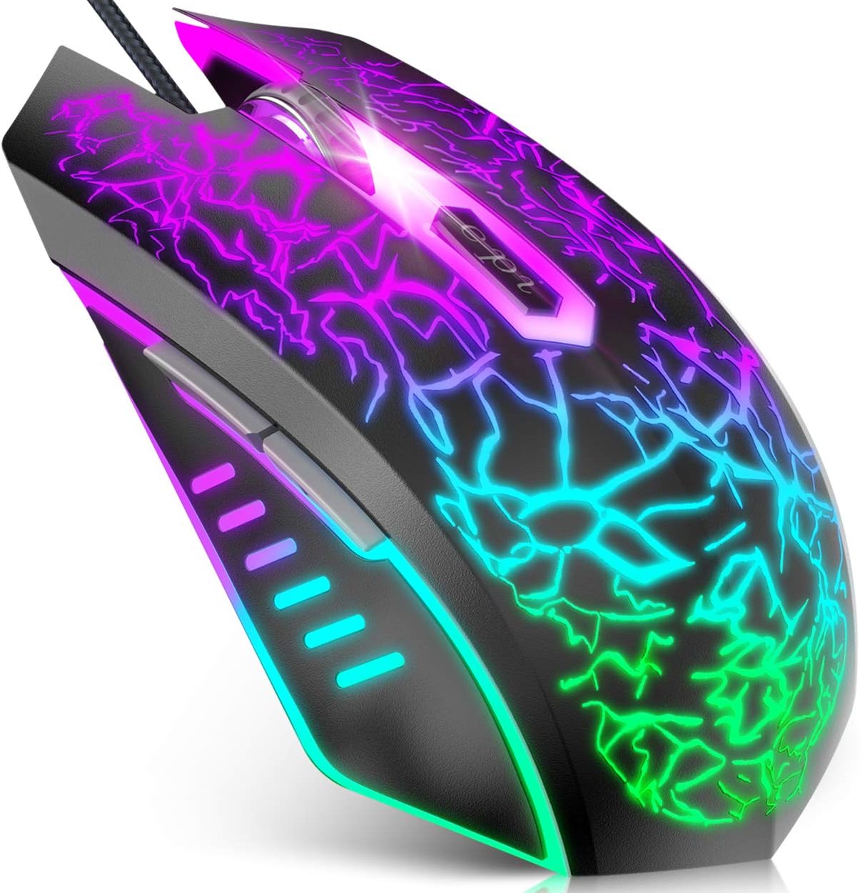 Gamer's Choice: RGB Wired Mouse with 7 LED Lights