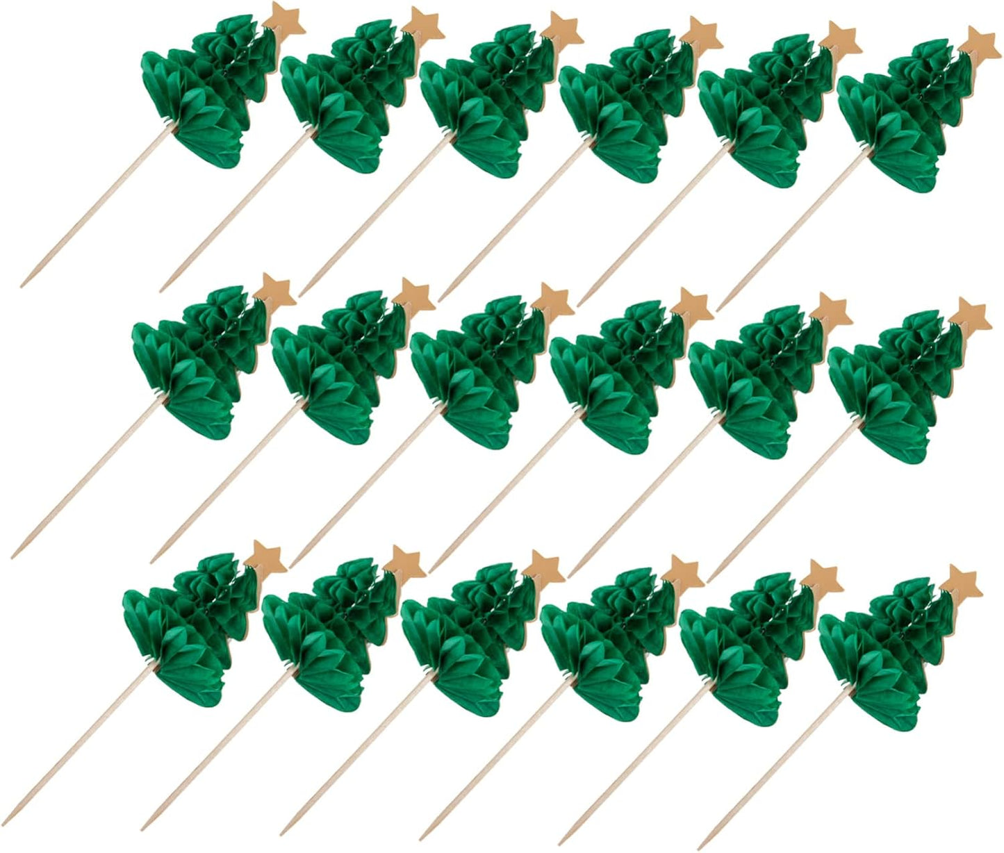 50pcs Christmas Tree Cocktail Picks Set