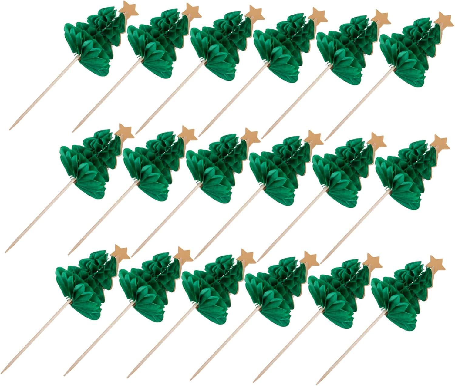 50pcs Christmas Tree Cocktail Picks Set