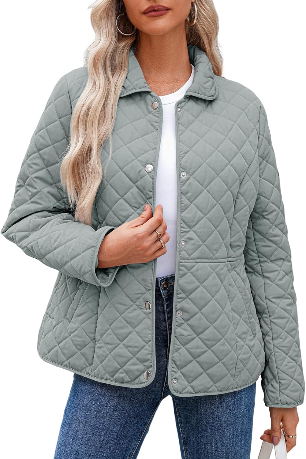 Dokotoo Women's Winter Quilted Jackets for Cozy Warmth