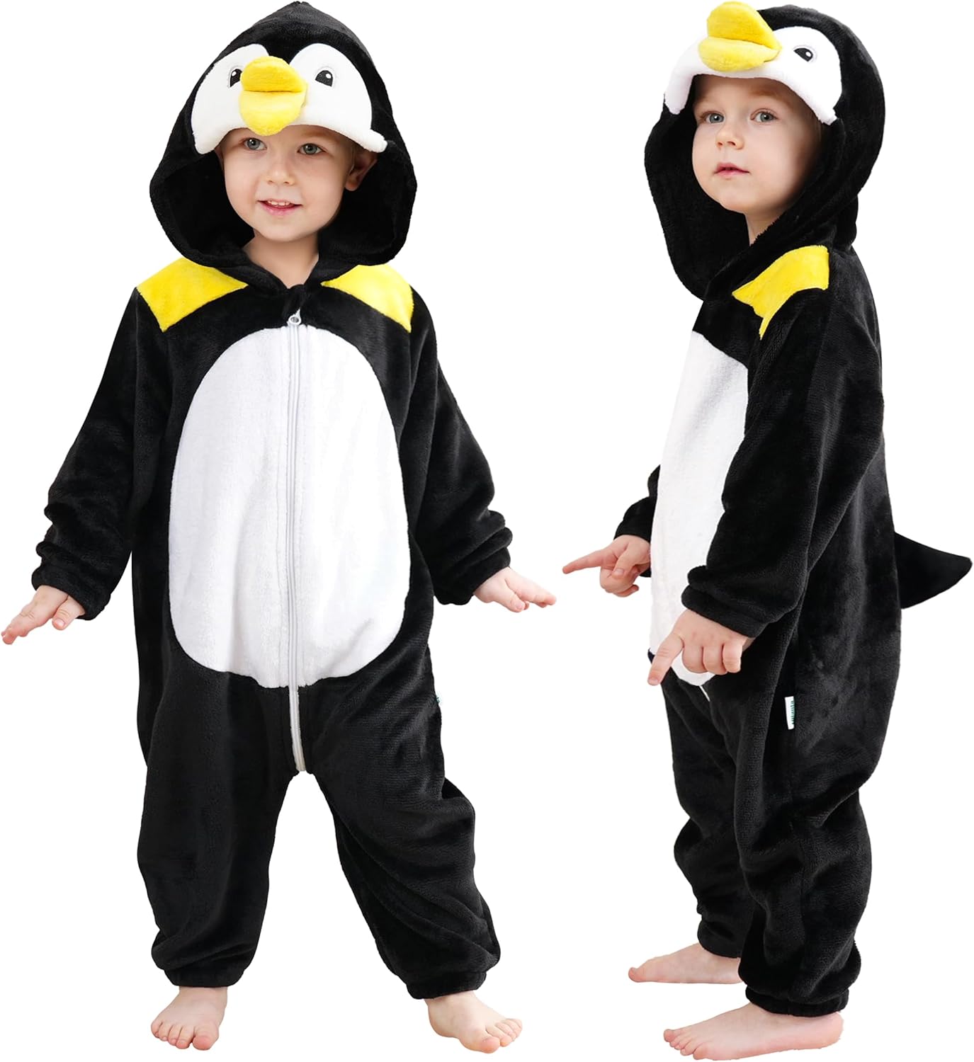 Unisex Baby Animal Costumes for Kids - Hooded Jumpsuit Fun