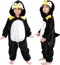 LOLANTA Unisex Baby Animal Hooded Jumpsuit for Toddlers - Cozy Flannel