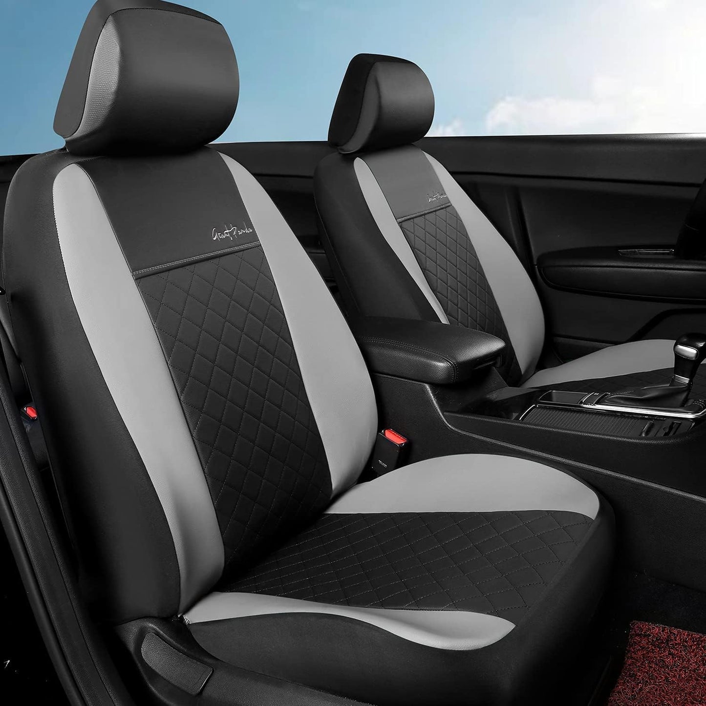 GIANT PANDA Front Car Seat Covers for Stylish Protection