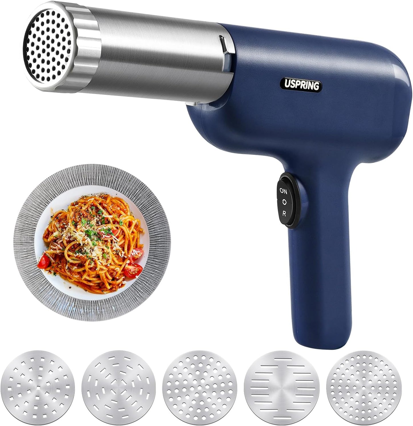 Uspring Cordless Pasta Maker: Fresh Pasta Anywhere