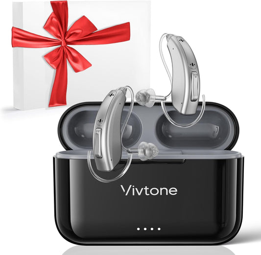 Advanced Digital Rechargeable Hearing Aids for Seniors by Vivtone
