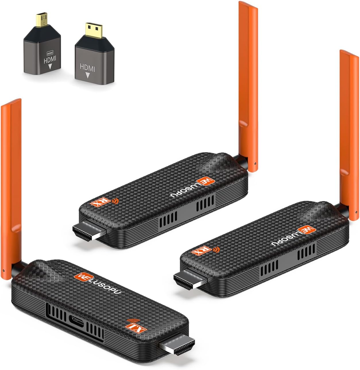 Stream to Multiple TVs Wirelessly - WELUSOPU HDMI Extender