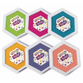 Colorations Classic Candy Colors Jumbo Washable Stamp Pads - 6 Pack