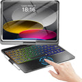 iPad 11in Keyboard Case with Trackpad and 360 Swivel - Backlit