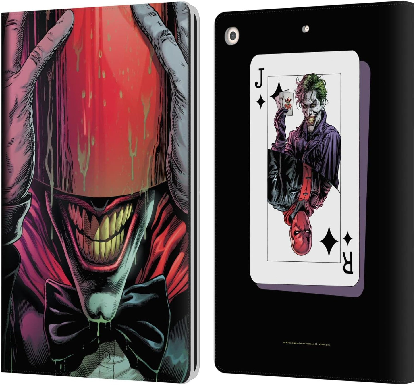 Batman DC Comics Red Hood Leather Wallet Case for iPad 10.2