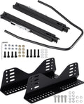Universal Racing Seat Bracket with Seat Slider - Adjustable Dual Lock