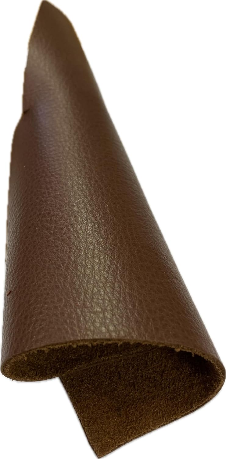 REED Leather Hides - Dark Brown Cow Skins for Crafts & DIY
