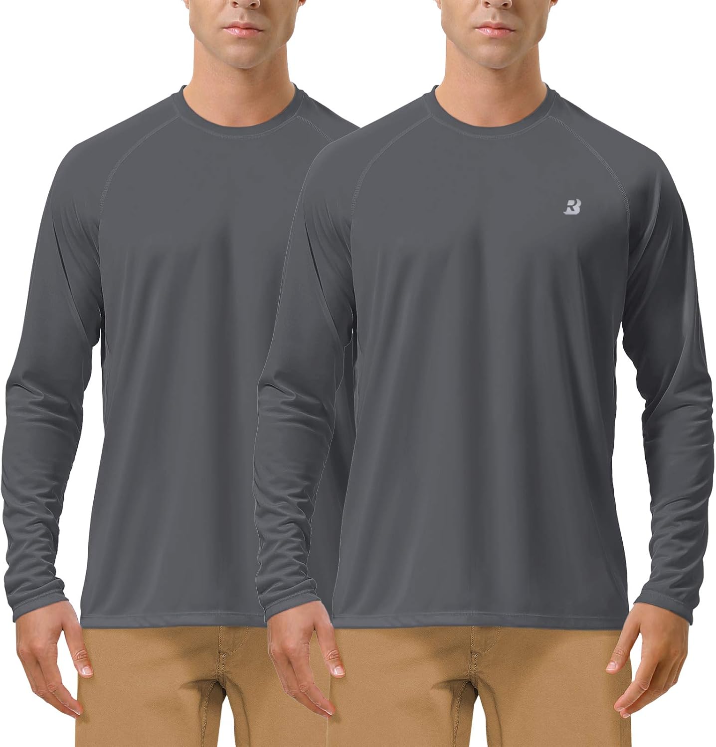 Roadbox Mens UPF 50+ UV Sun Protection Long Sleeve Shirt