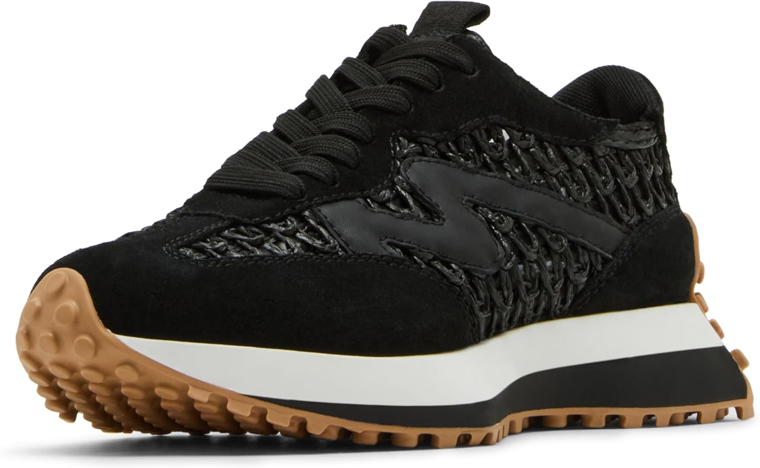 Steve Madden Womens Campo Sneakers with Stylish Panel Design