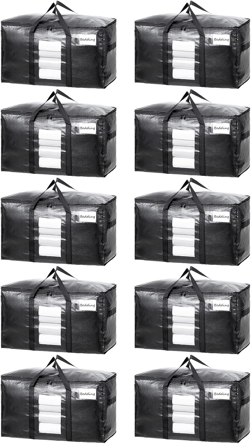 TAILI Extra Large Moving Bags for Storage - Heavy Duty Totes
