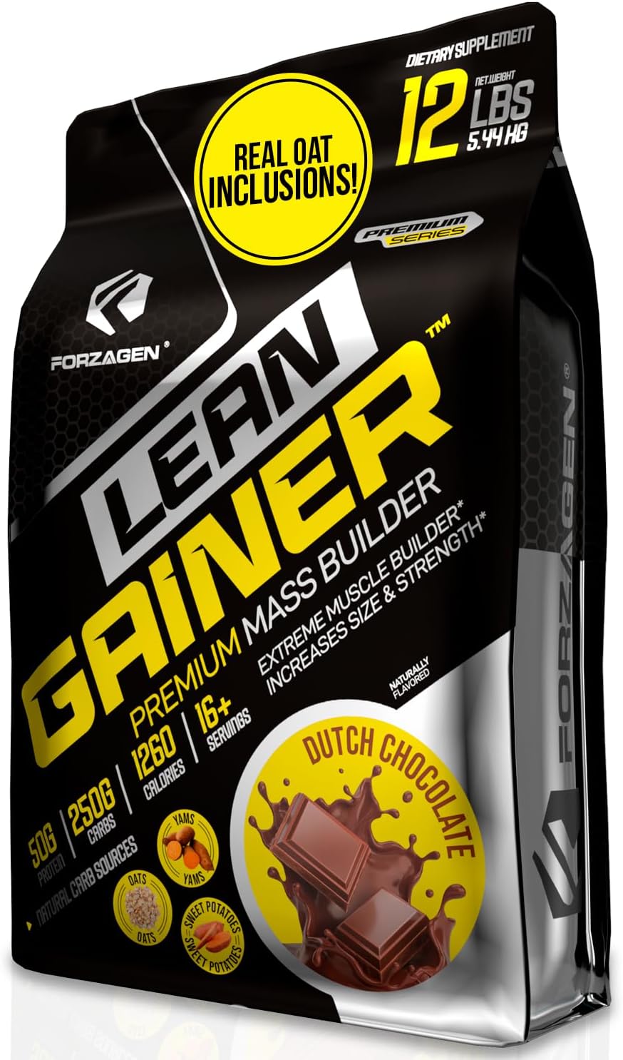 Forzagen Lean Gainer Premium Mass Builder for Muscle Growth