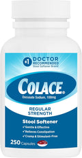 Colace Regular Strength Stool Softener Capsules - Gentle Relief