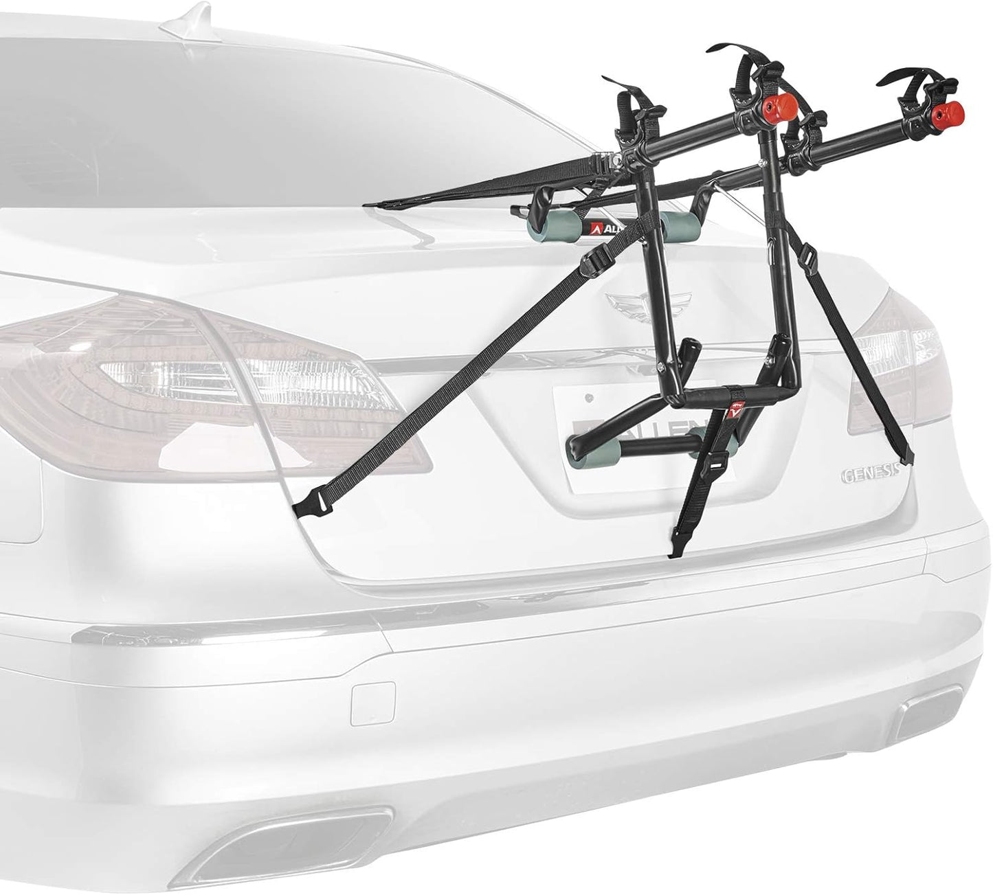 Allen Sports Deluxe 2-Bike Trunk Mount Rack for Easy Transport